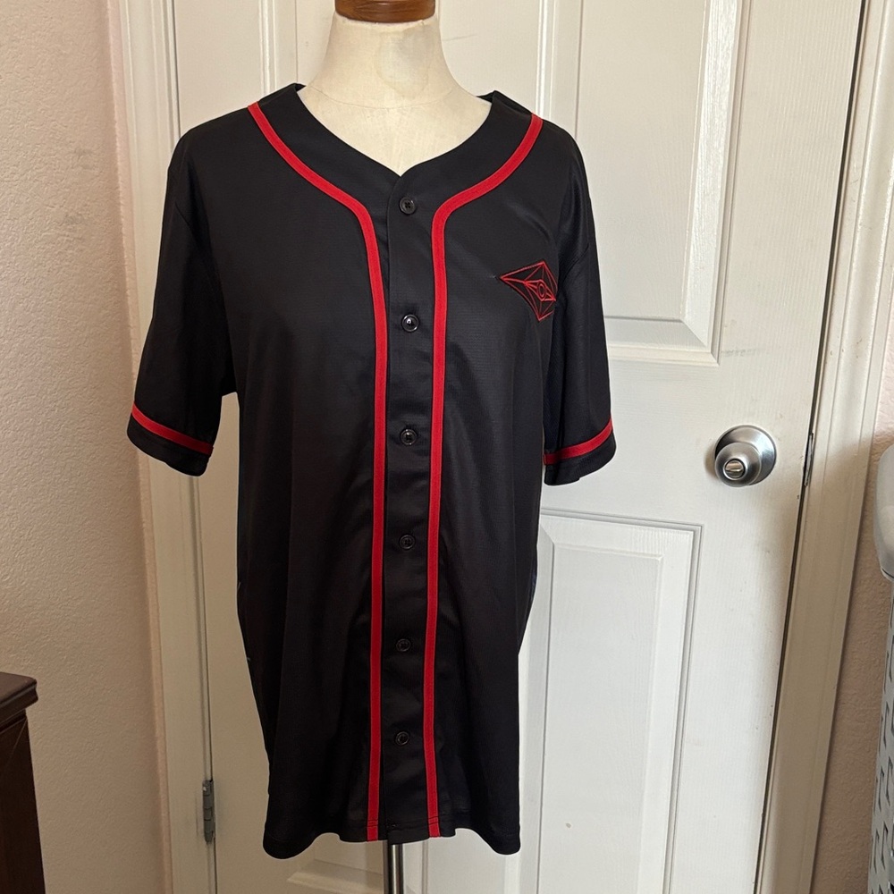 Black and Red Men's Slander Shirt